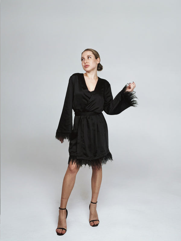 Black Ink short robe