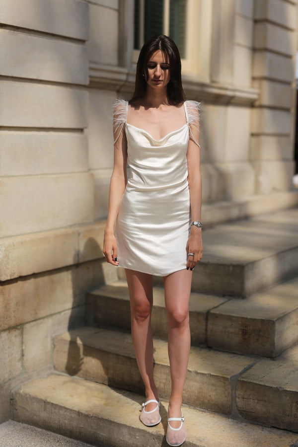 Ivory short dress