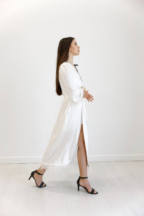 Ivory long robe